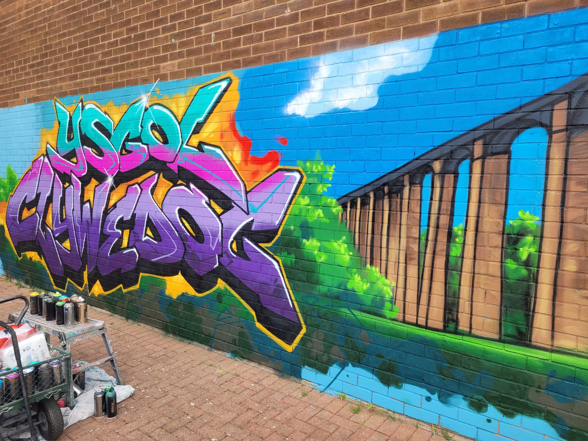 Ysgol Clywedog Graffiti project