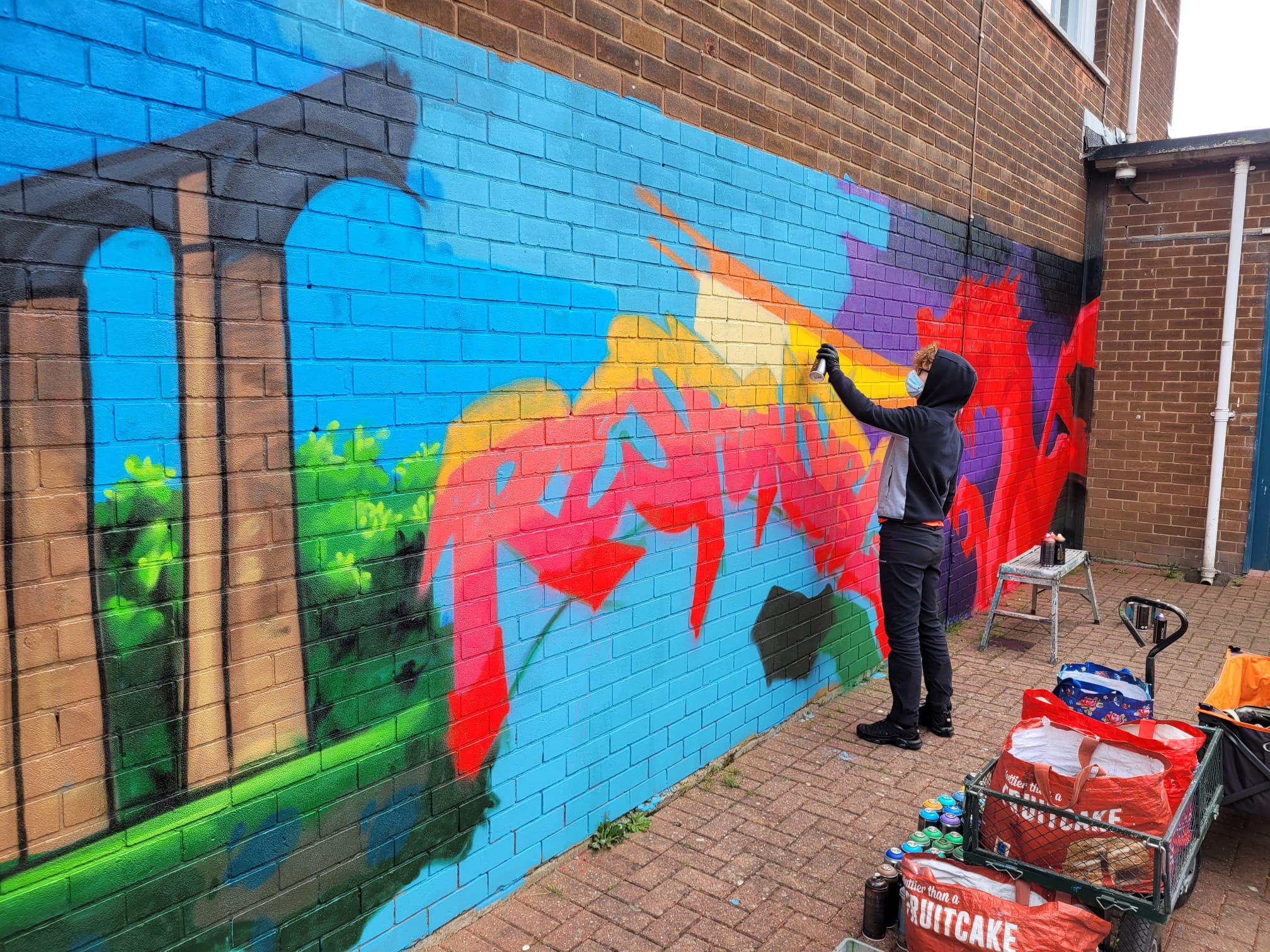 Ysgol Clywedog Graffiti project