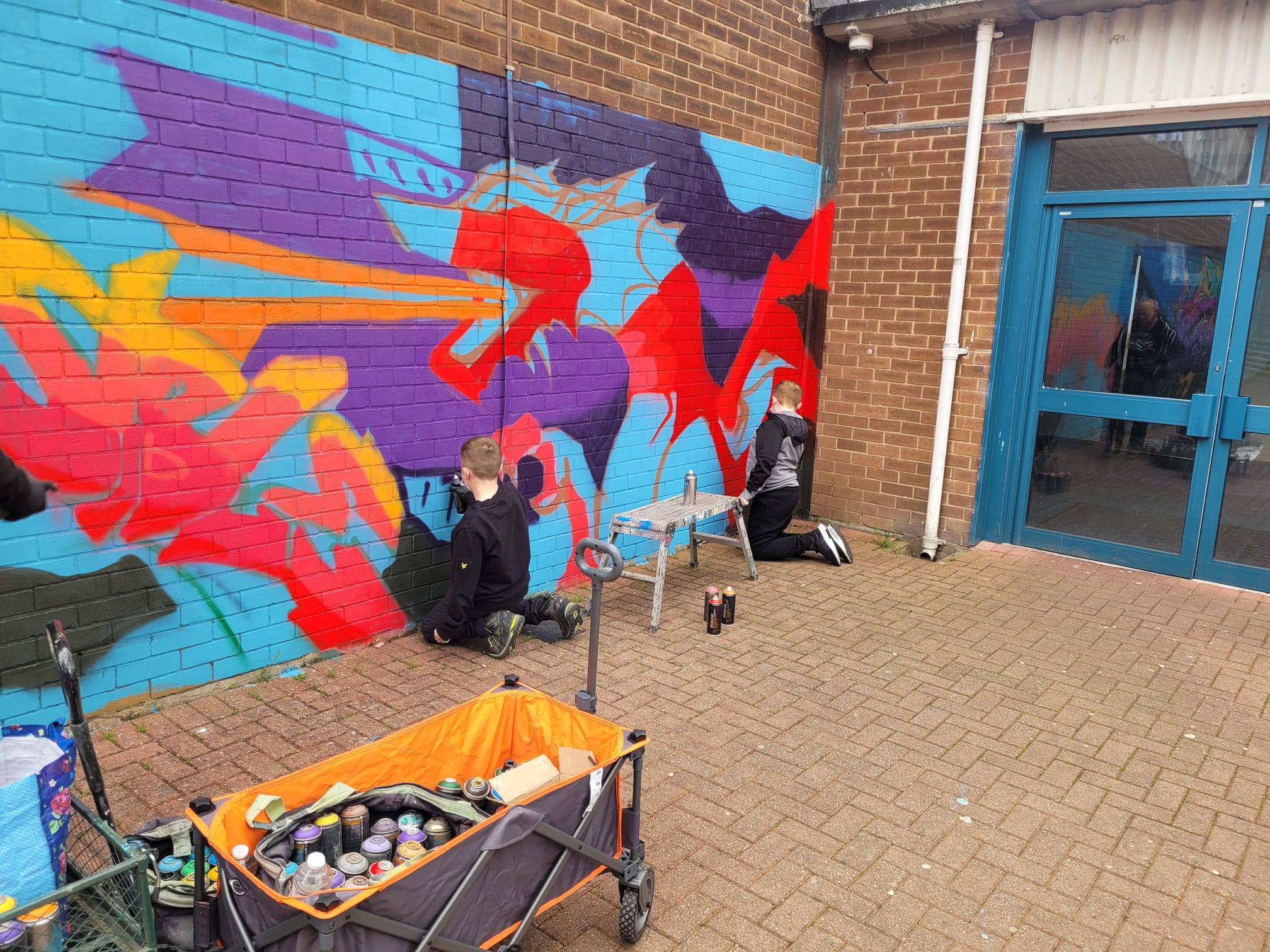 Ysgol Clwyedog Graffiti project